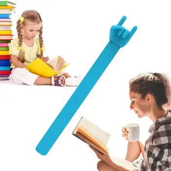 3D-закладки для детей | Прекрасный аксессуар для чтения закладок | Многофункциональный Силиконовый держатель страницы книги, Красивая Забавная страница книги